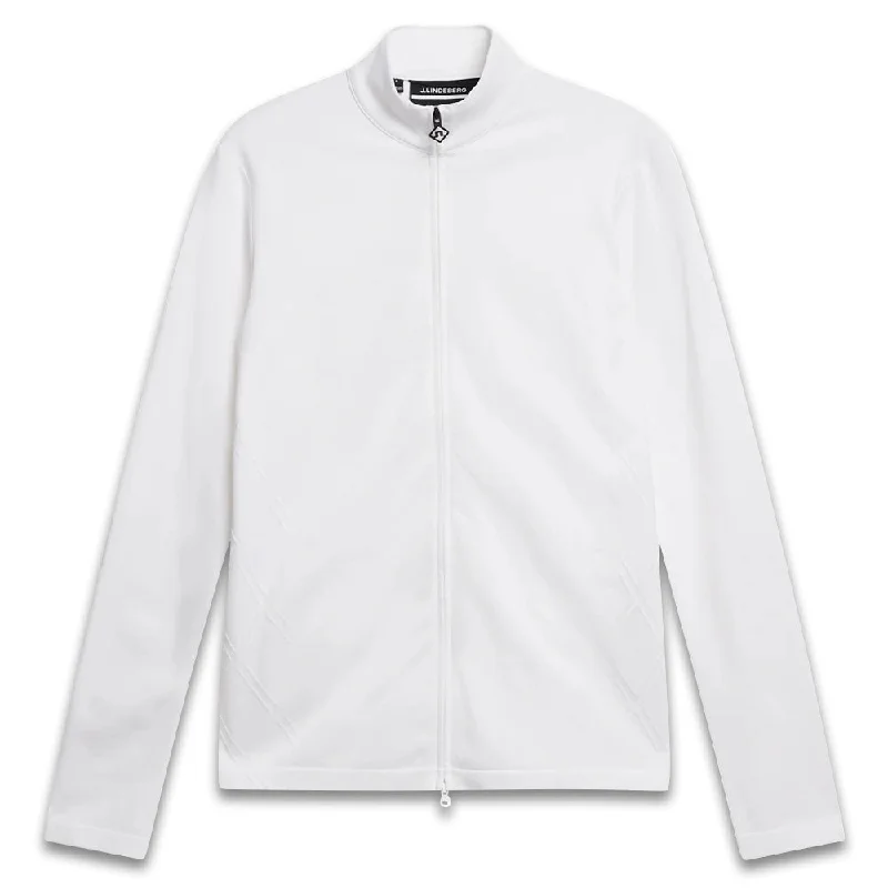 J.Lindeberg Nancy Seamless Mid Layer Golf Jacket White - SS24 Women