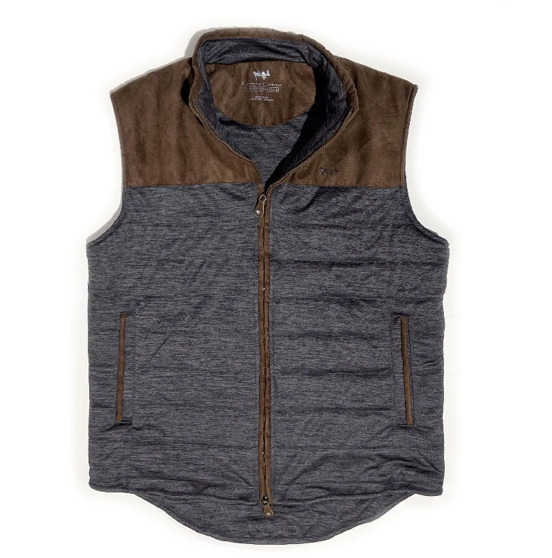 Charcoal Full Zip Jacket/Vest