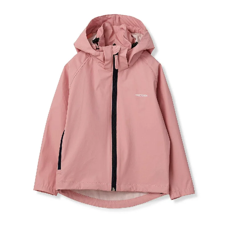 Kids Packable Rain Jacket (Light Rose)