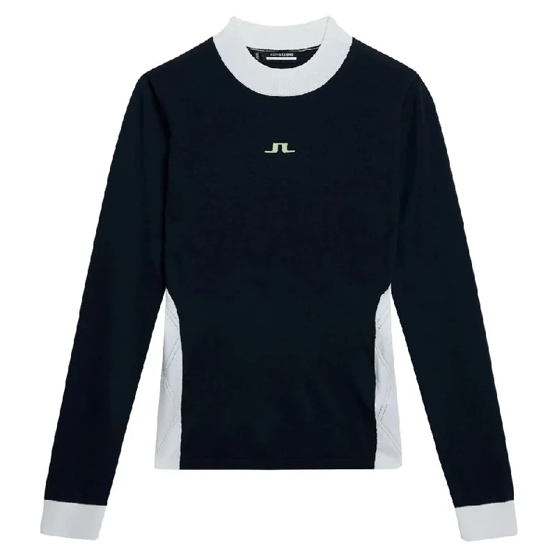 J.Lindeberg Meadow Knitted Golf Sweater JL Navy - SS24 Women