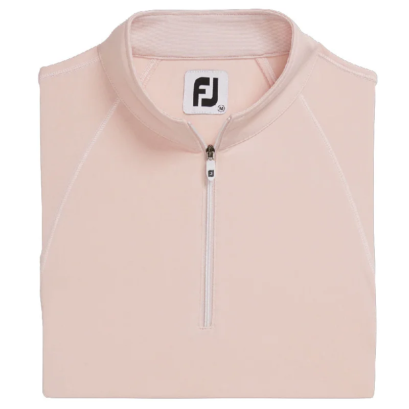 FootJoy Jersey Mini Stripe Zip Golf Pullover 2021 Women