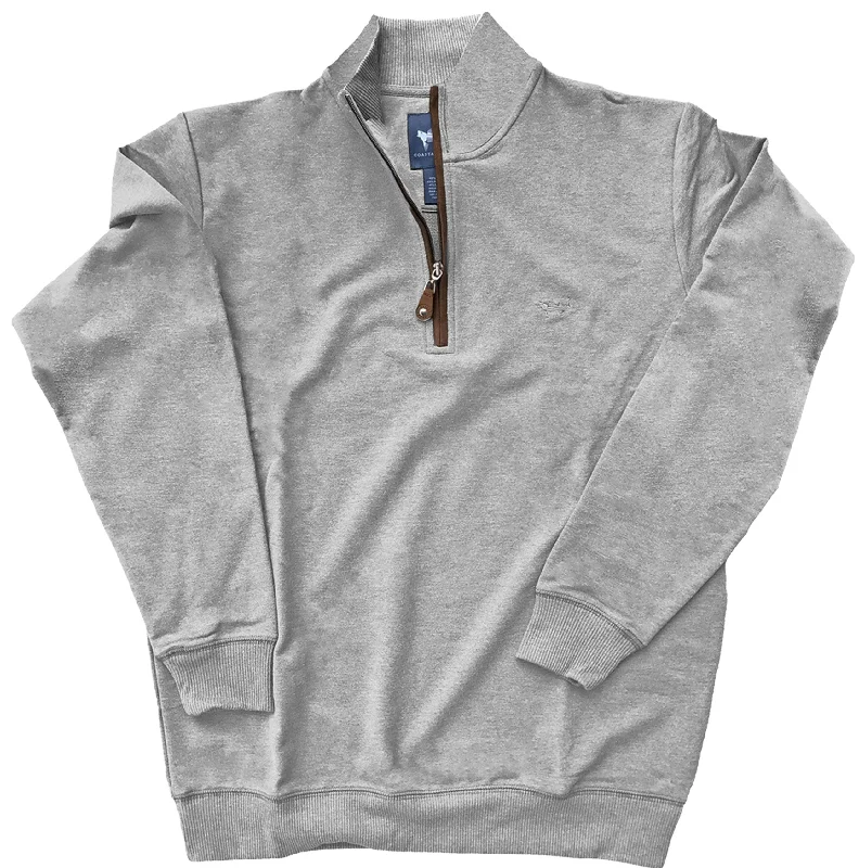 Grey Quarter Zip