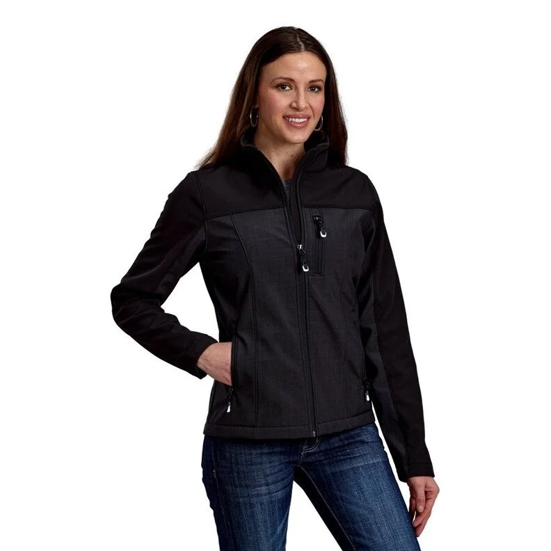 Roper Western Jacket Womens Bonded Soft Shell 03-098-0780-6013 GY