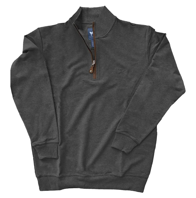 Pewter French Terry Quarter Zip