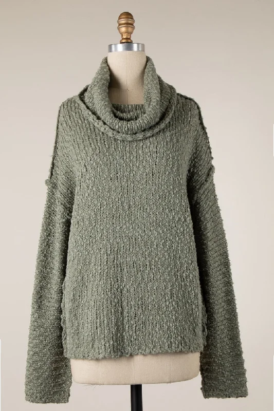 Soft Sage Knit Sweater