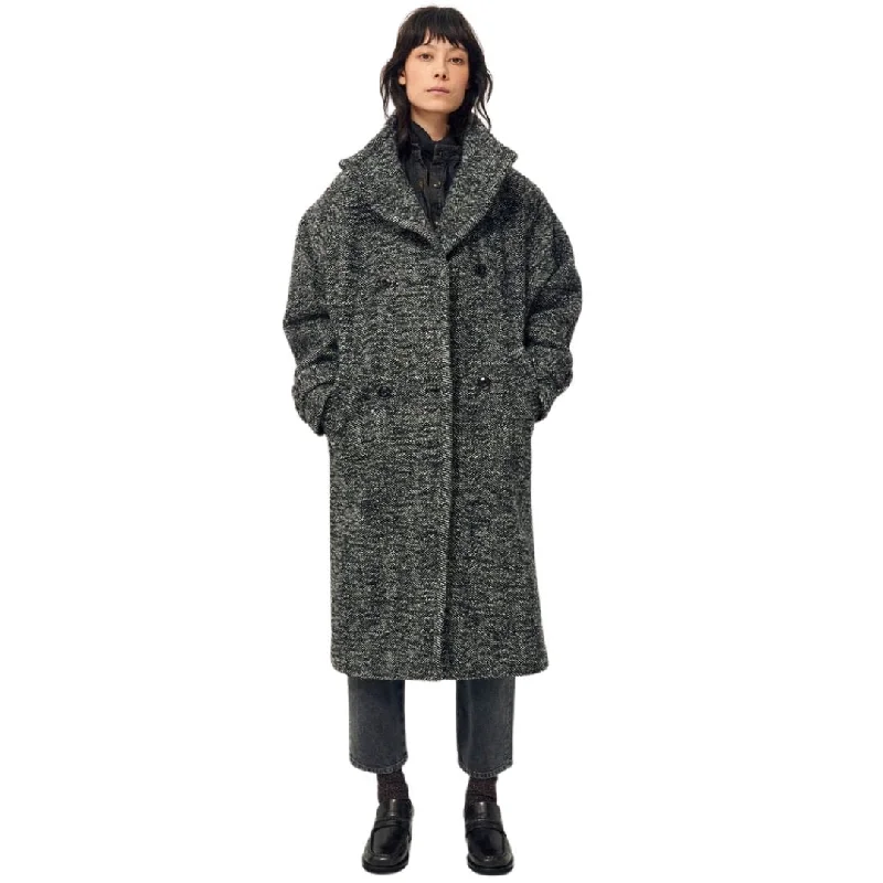 Bleecker Street Coat (White + Black)