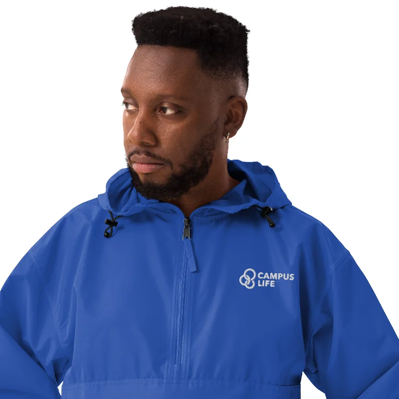 Campus Life Embroidered Champion Packable Jacket