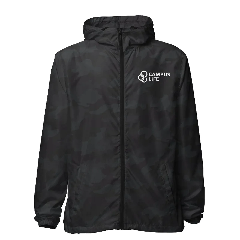 Campus Life Unisex Lightweight Zip Up Windbreaker