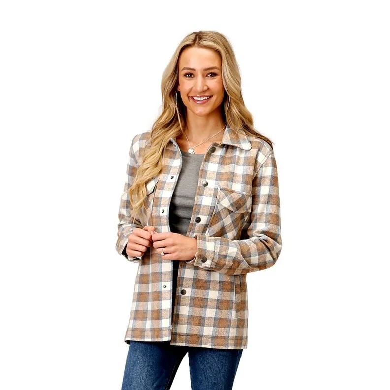 Stetson Western Jacket Womens Plaid Shirt Jac 11-098-0539-6181 WH