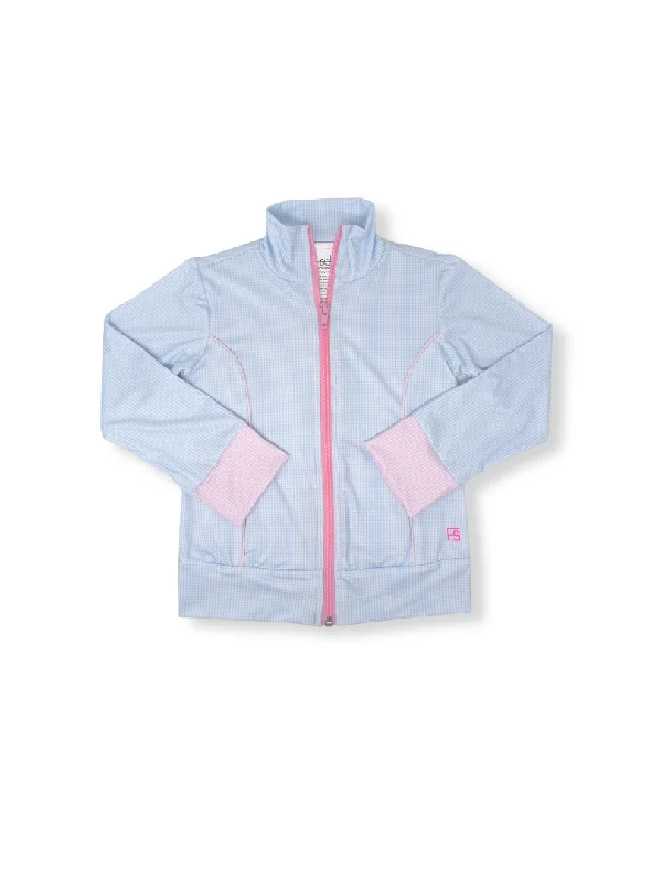 Juliet Jacket light Blue Gingham