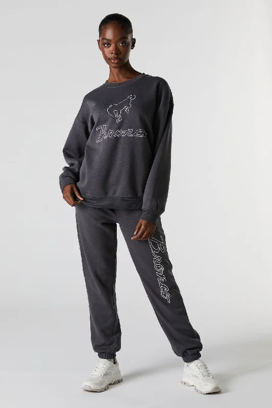 Ford Bronco Embroidered Fleece Jogger