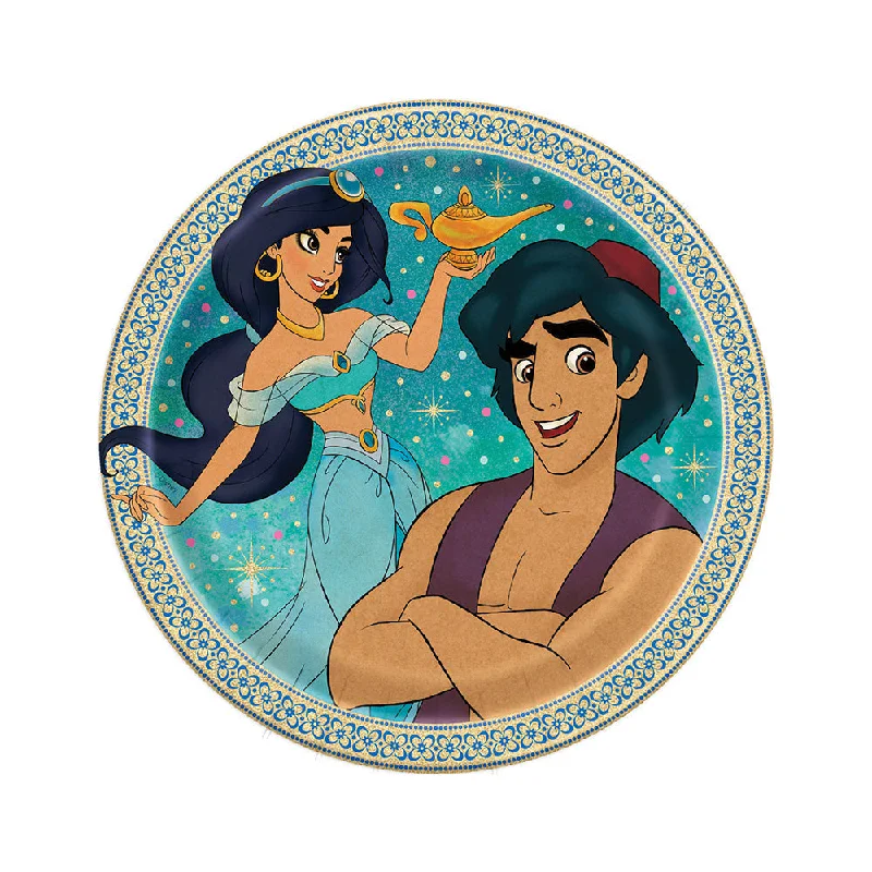 7 inch ALADDIN ROUND DESSERT PLATES (8 PK)