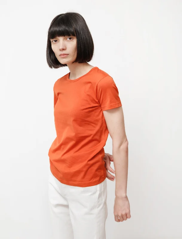 Classic Crew Neck T-Shirt Burnt Orange