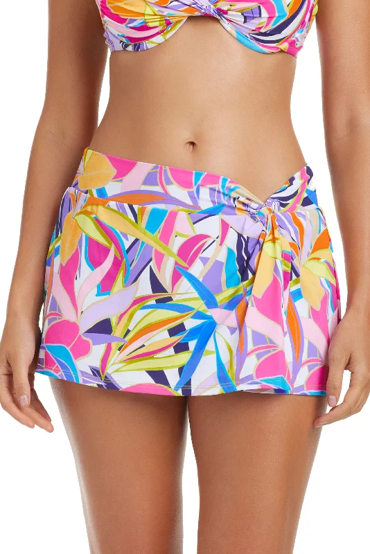 Living Color Draped Skirted Hipster Bottom