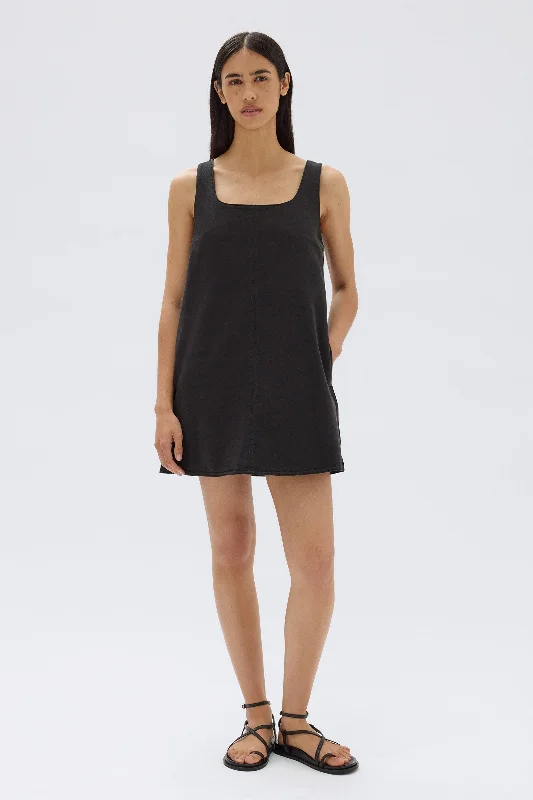 Zoey Twill Mini Dress