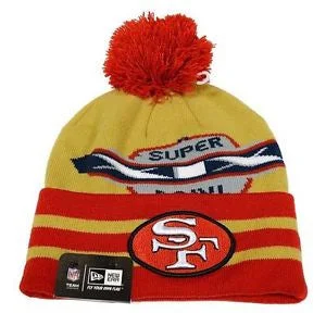 San Francisco 49ers New Era Super Bowl XIX Knit Hat