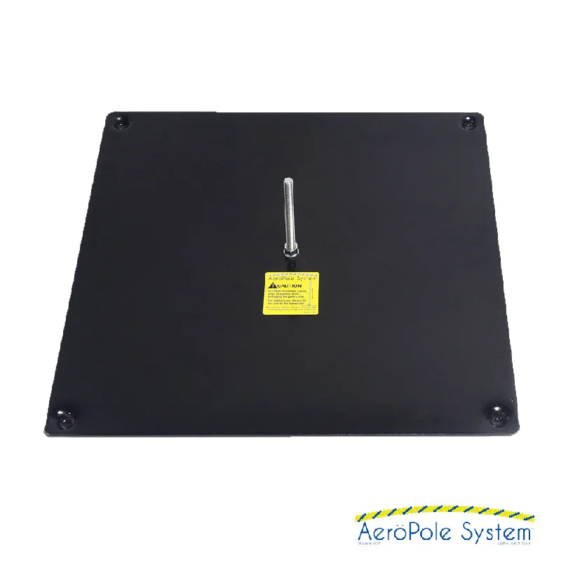 AEROPOLE BLACK 24 inch BASE PLATE and SYSTEM PIN