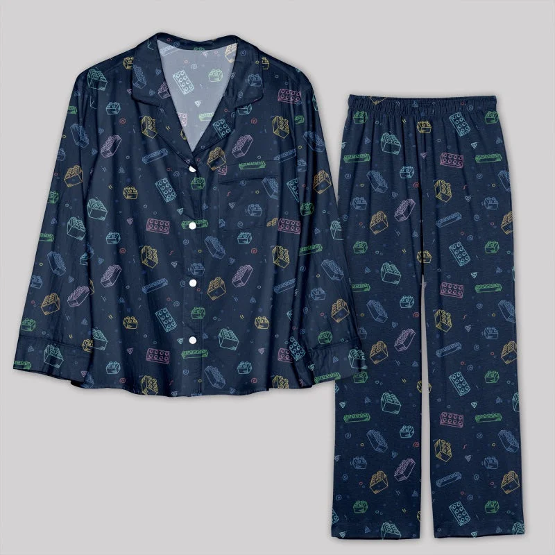 Building Blocks Pajamas Set