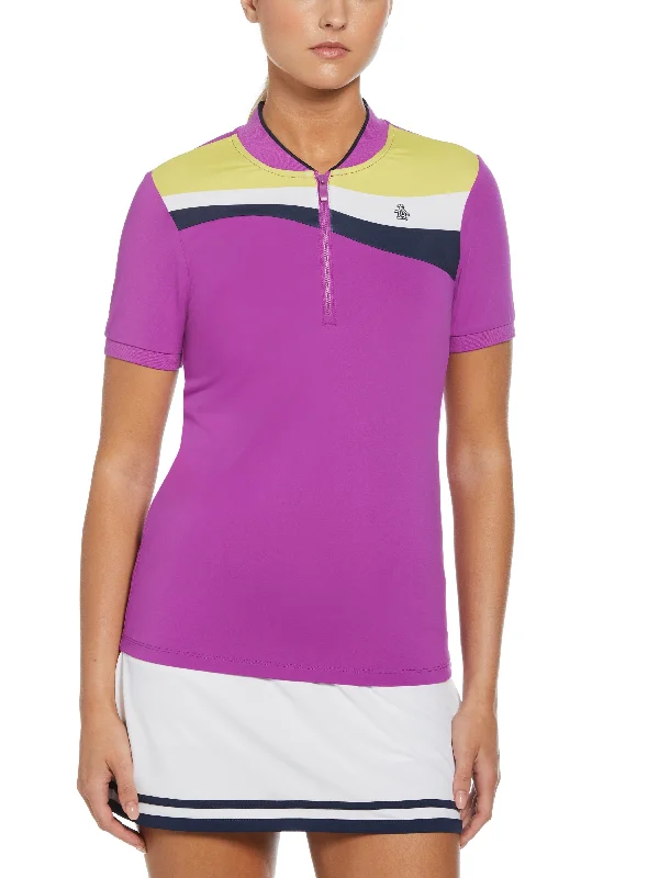 Women's Color Block Polo