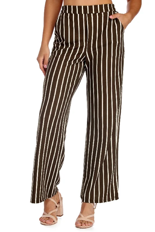 You See Stripe Through Me Pants