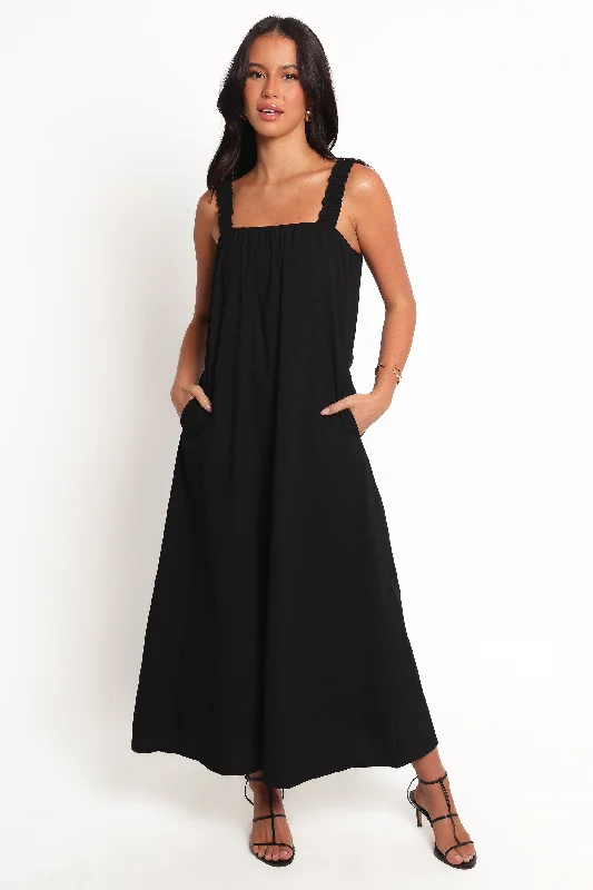 Alessandra Maxi Dress - Black