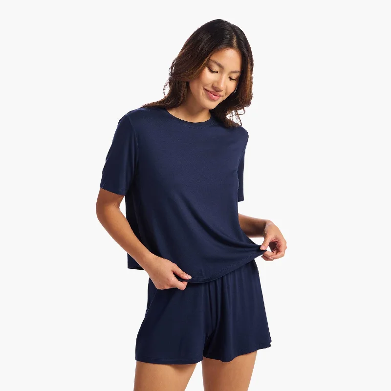 Pajama Short Set | Navy