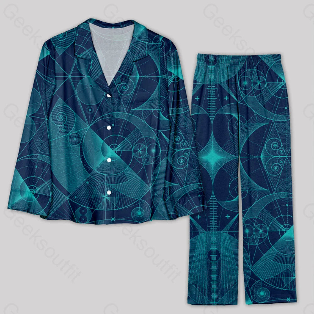 The Beauty of Geometric Shapes Pajamas Set