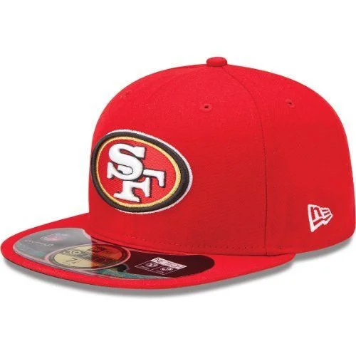 San Francisco 49ers New Era On Field 5950 49ers Red Game Hat