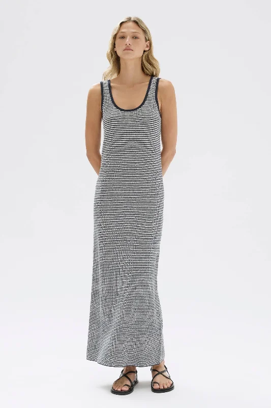 Peri Stripe Knit Maxi Dress