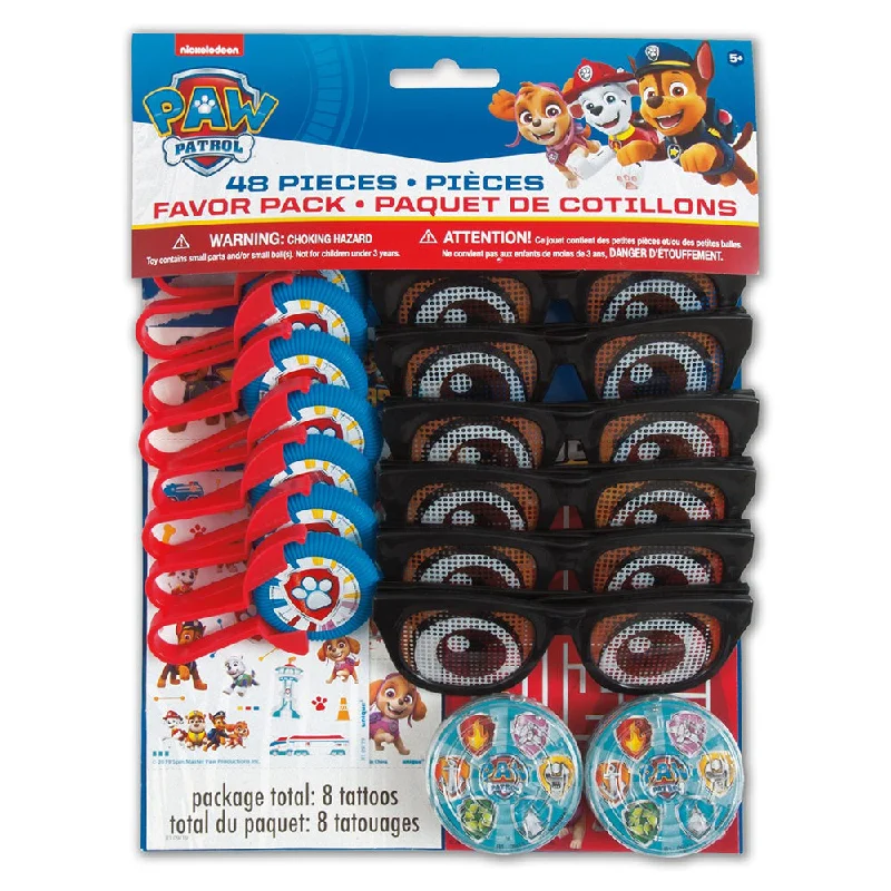 PAW PATROL FAVOR PACK (48 PK)