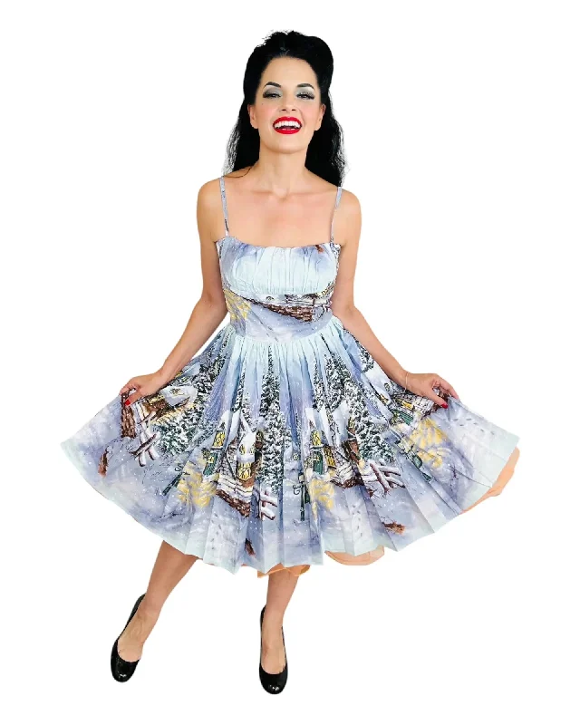 TammieW Dress in Winter Wonderland Print