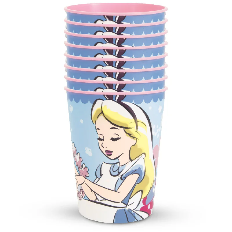 16 oz. ALICE IN WONDERLAND PLASTIC STADIUM CUPS (6 PK)