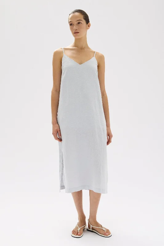 Vallory Linen Slip Dress