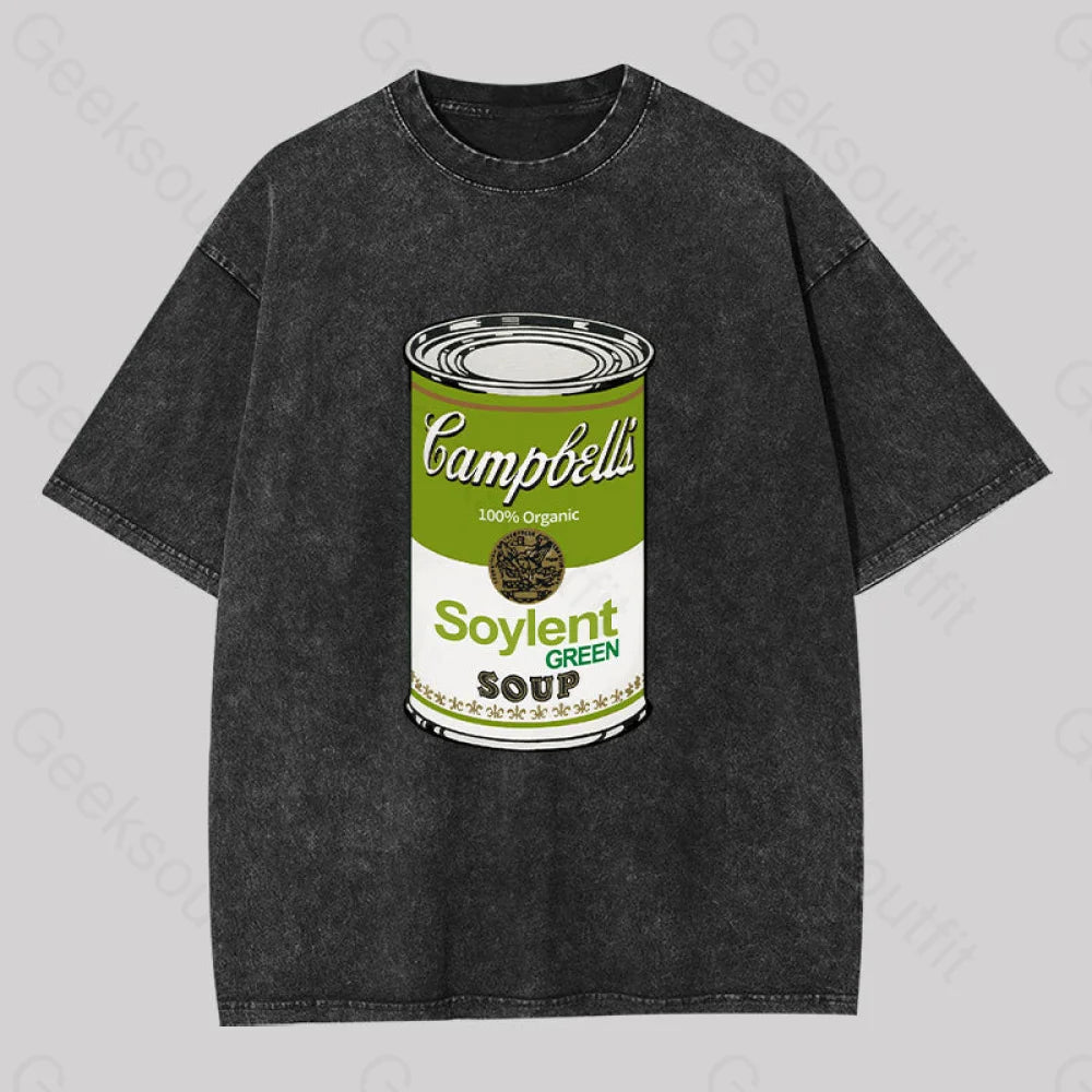 Soylent Green Campbelis Geek Washed T-shirt