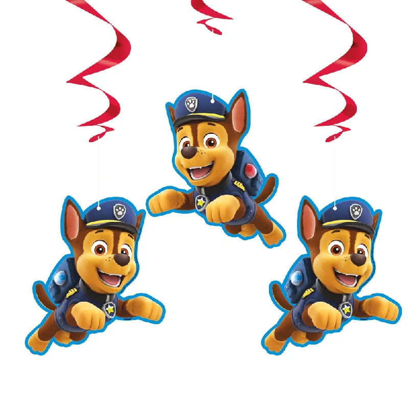 PAW PATROL HANGING SWIRLS (3 PK)