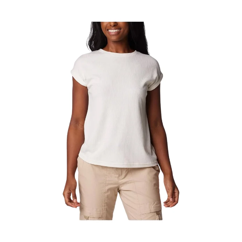 Columbia Women's Crystal Pine Tee - Chalk - ONLINE STORE CREDIT/EXCHANGE ONLY