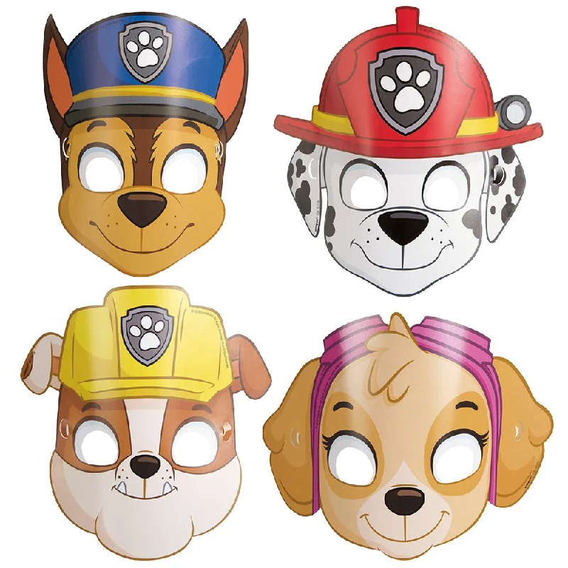 PAW PATROL PARTY MASKS (8 PK)