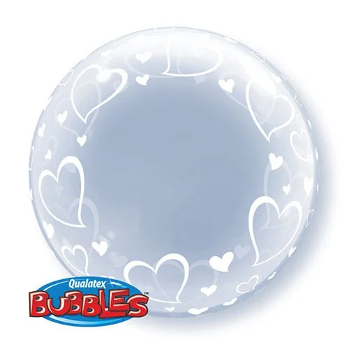 24 inch DECO BUBBLE - STYLISH HEARTS