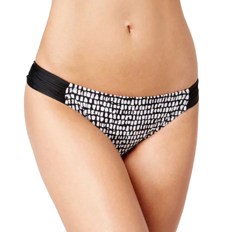 Women�s Bump in the Road Hipster Bikini Bottoms,White/Black