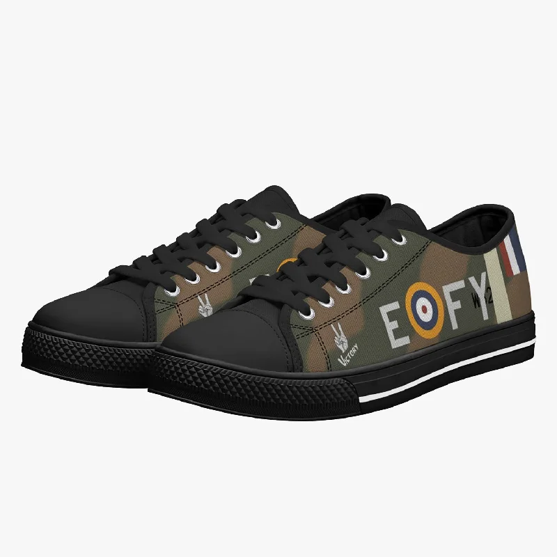 Eric Lock Spitfire Low Top Canvas Trainer