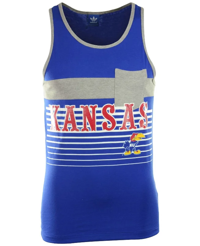 Kansas Jayhawks Adidas Men's Pocket Tank Top