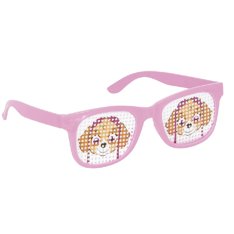 PAW PATROL GIRL PINHOLE NOVELTY GLASSES (4 PK)