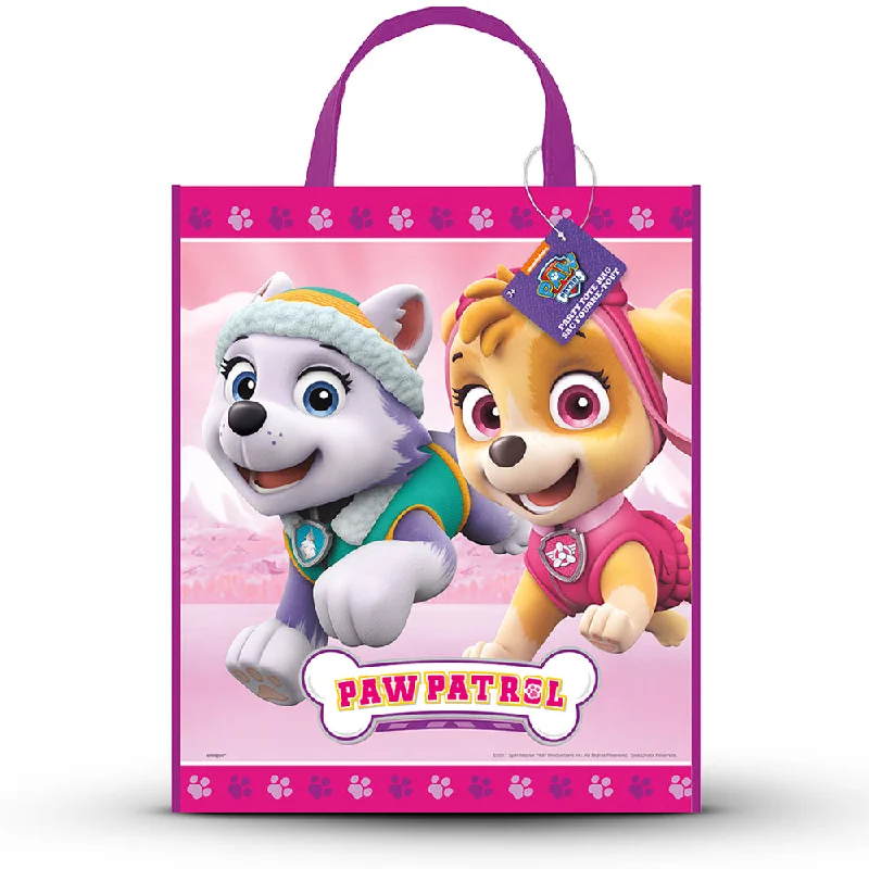 PAW PATROL GIRL TOTE BAG 11 inch X 13 inch