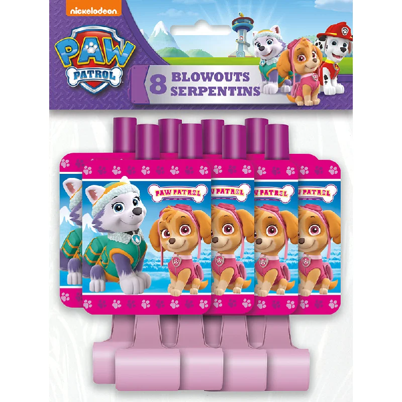 PAW PATROL GIRL BLOWOUTS (8 PK)