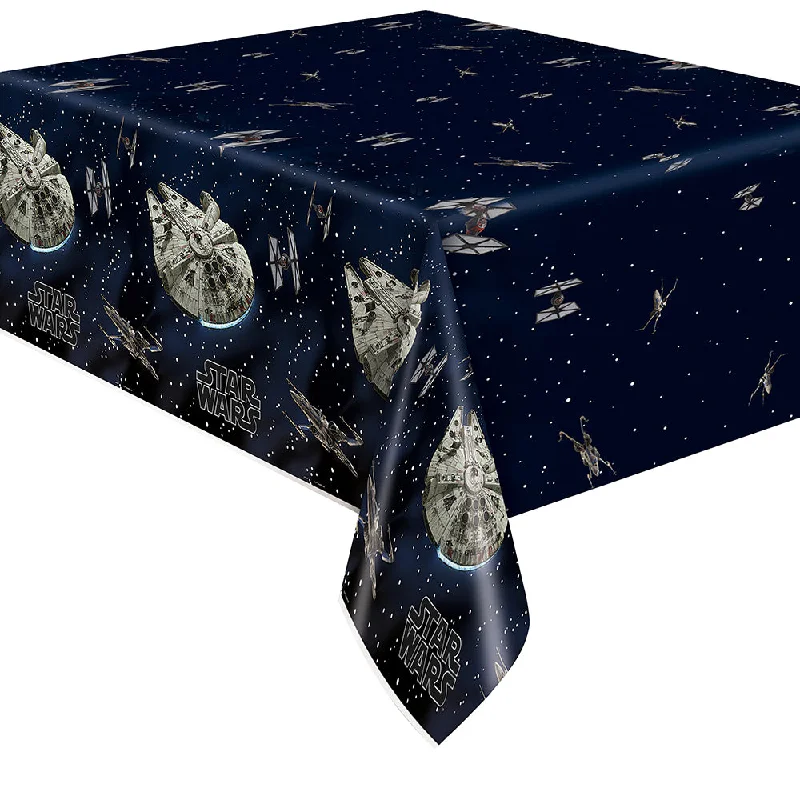 STAR WARS CLASSIC PASTIC TABLECOVER 54 inch X 84 inch