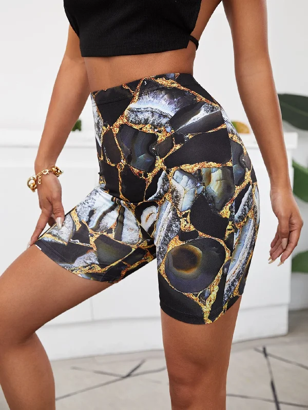 Casual Graphic Short Women Leggings