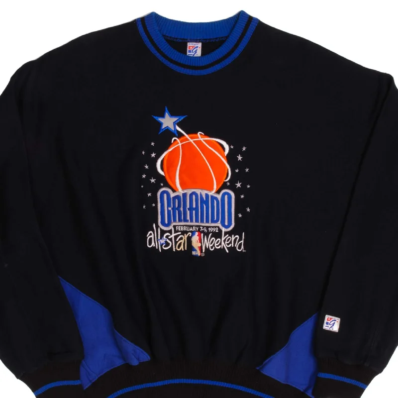 VINTAGE NBA ORLANDO MAGIC ALL STAR WEEKEND SWEATSHIRT 1992 SIZE XL MADE IN USA