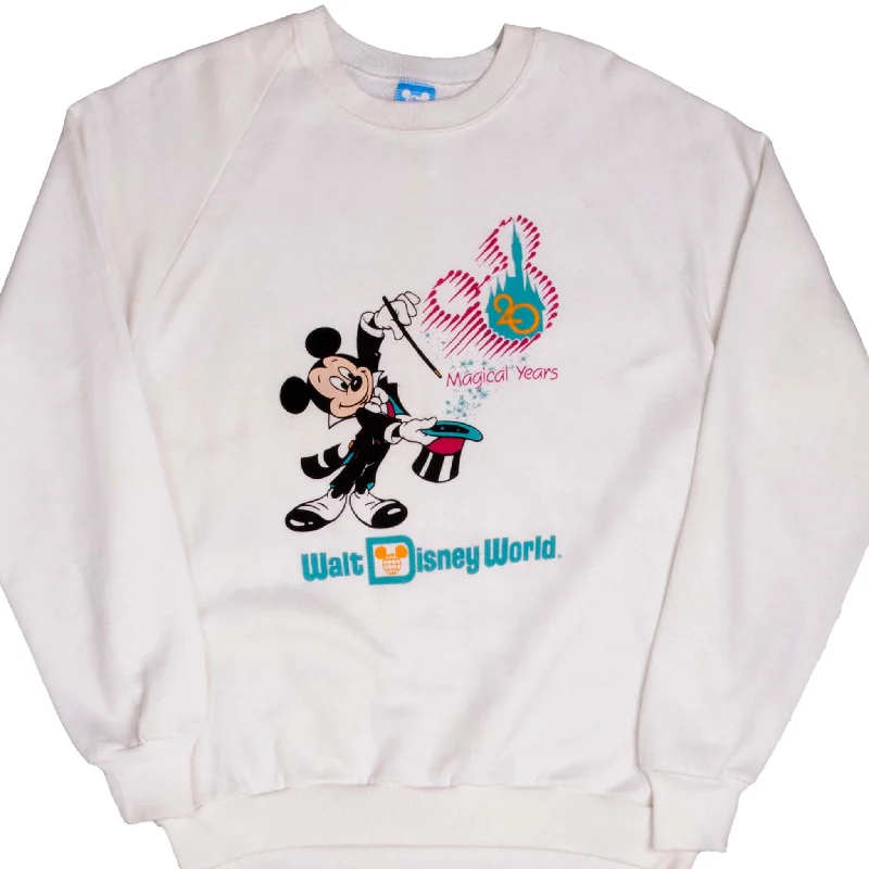 VINTAGE WALT DISNEY WORLD 20 MAGICAL YEARS 1990S SWEATSHIRT SIZE XL MADE IN USA