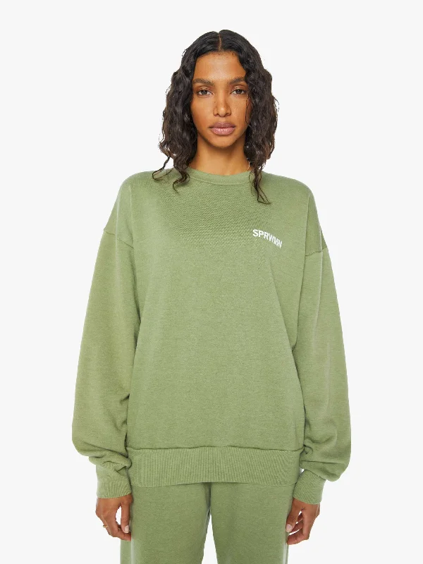 SPRWMN Tiny Logo Sweatshirt - Artichoke