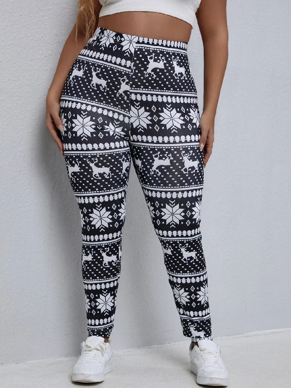 Christmas Long Plus Size Leggings